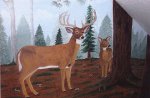 Deer mural