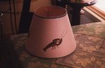 Lobster lamp shade