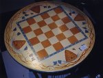 hand painted table
