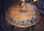 Handpainted table